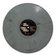Load image into Gallery viewer, A gray, marbled graphite vinyl record by Mayday Parade featuring a black center label with white text and horizontal bars; the slightly worn design shows subtle black streaks for a unique look.