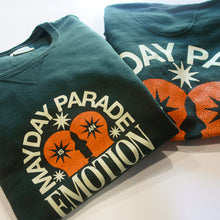 Load image into Gallery viewer, Emotion - Field Green Crewneck folded front and back
