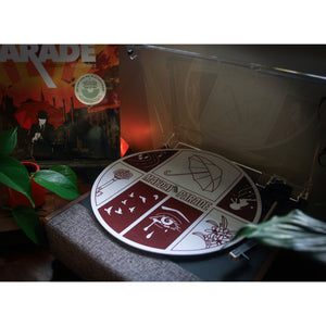 Grid - Slipmat on vinyl record player 