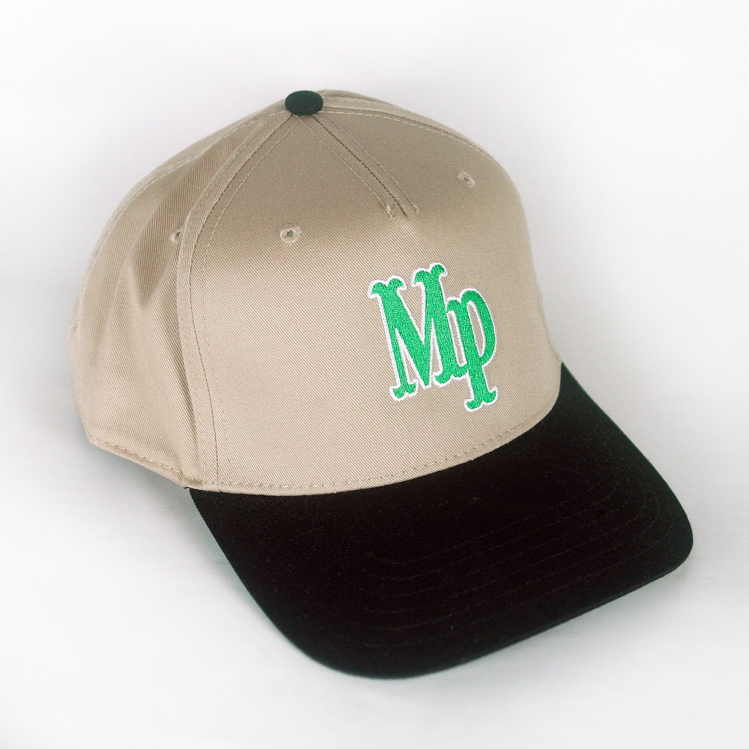 Monogram MP Black/Khaki Snapback Hat