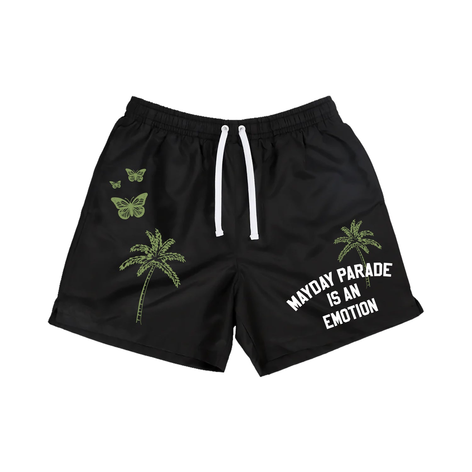 Emotion Palm Black Shorts