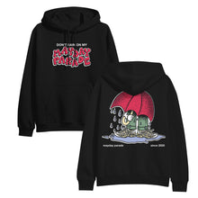 Load image into Gallery viewer, mayday parade Don&#39;t Rain - Black Hoodie front and back
