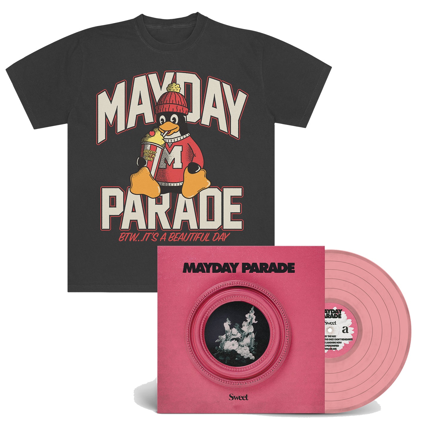 mayday parade Sweet - Vinyl and Tee Bundle