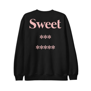 mayday parade Sweet (Puff Print) - Black Crewneck back