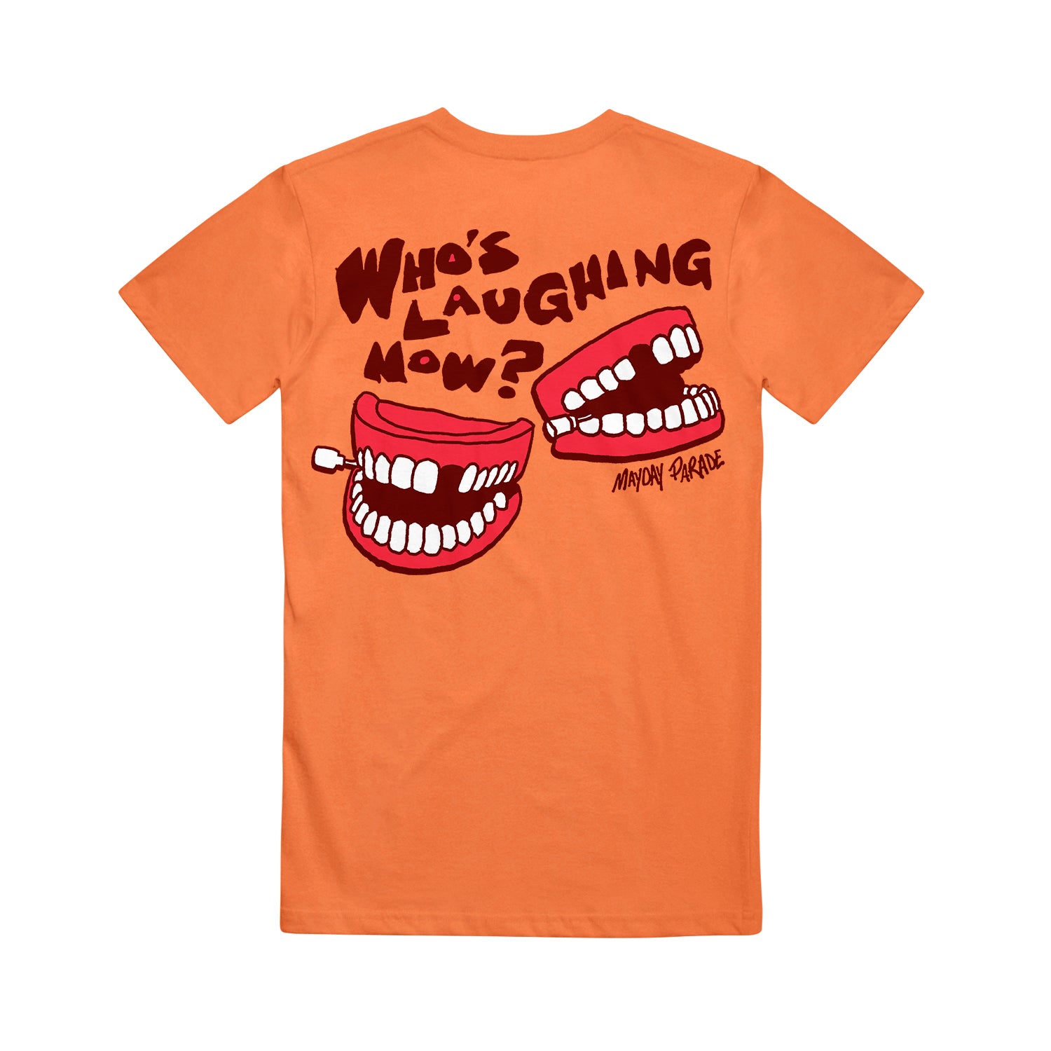 Who's Laughing Now - Horizon Orange T-Shirt – Mayday Parade