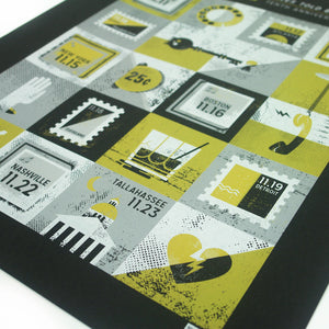 close up of the image of the Tales Told By Dead Friends 10 Year Hand Numbered 24" x 36" Poster 